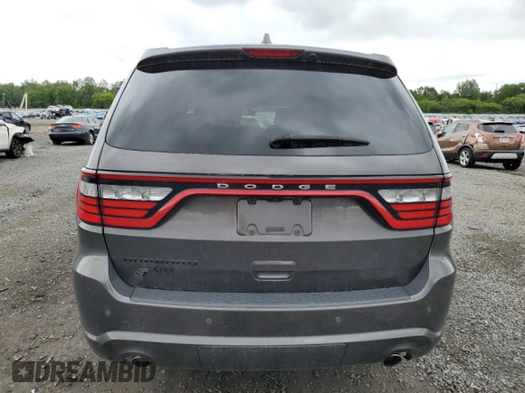 2020 Dodge Durango SXT Plus with VIN 1C4RDJAG8LC166685, listed as a Copart auction lot 58736085 with 72,448 mi miles and Salvage title. Bid and sale history available at DreamBid. Image 6.