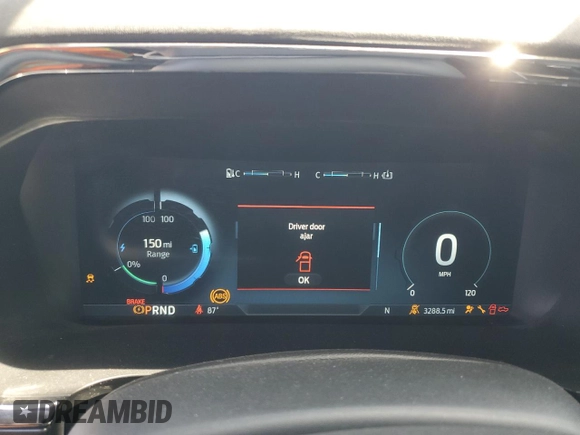 2023 Ford F-150 Lightning Pro with VIN 1FTVW1EL7PWG11261, listed as a Copart auction lot 64088925 with 3,288 mi miles and Salvage title. Bid and sale history available at DreamBid. Image 9.