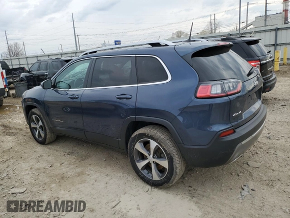 2020 Jeep Cherokee Limited with VIN 1C4PJMDX8LD628590, listed as a Copart auction lot 52937735 with 97,362 mi miles and Clean Title. Bid and sale history available at carsss.com. Image 2.