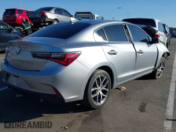 2021 Acura ILX w/Premium Package with VIN 19UDE2F76MA001481, listed as a IAAI auction lot 41128123 with 41,409 mi miles. Bid and sale history available at carsss.com. Image 4.