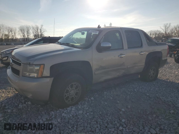 2008 Chevrolet Avalanche LTZ with VIN 3GNFK12348G173486, listed as a Copart auction lot 78384554 with 162,277 mi miles and Salvage Title. Bid and sale history available at DreamBid. Image 1.