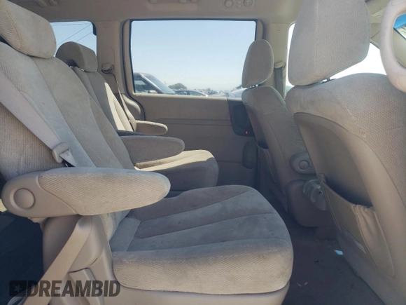 2006 Kia Sedona LX with VIN KNDMB233666035774, listed as a Copart auction lot 65491474 with 106,909 mi miles and Salvage Title. Bid and sale history available at carsss.com. Image 10.