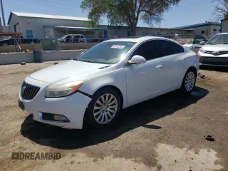2012 Buick Regal Premium 1 with VIN 2G4GS5EK2C9205762, listed as a Copart auction lot 58182365 with 148,064 mi miles and Salvage title. Bid and sale history available at DreamBid. Image 1.