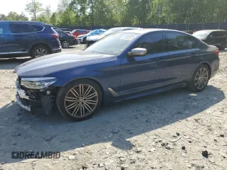 2020 BMW 5 Series M550i xDrive z VIN WBAJS7C00LBN96137, wystawiony jako Copart lot #52186855 z przebiegiem 50 846 mil mil oraz Szkoda całkowita • Salvage title. Historia ofert i sprzedaży dostępna na DreamBid. Obrazek 1.