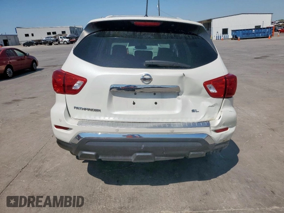 2018 Nissan Pathfinder S z VIN 5N1DR2MN2JC614021, wystawiony jako Copart lot #51286515 z przebiegiem 54 300 mil mil oraz Szkoda całkowita • Salvage title. Historia ofert i sprzedaży dostępna na DreamBid. Obrazek 6.