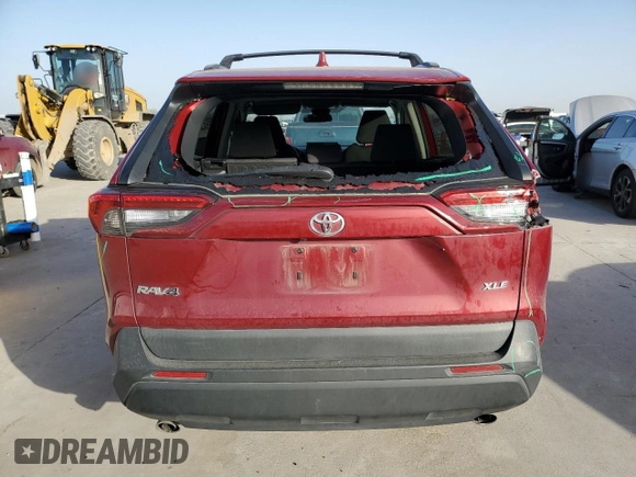 2021 Toyota RAV4 XLE with VIN 2T3W1RFV0MW167202, listed as a Copart auction lot 48779125 with 71,349 mi miles and Salvage Title. Bid and sale history available at carsss.com. Image 6.