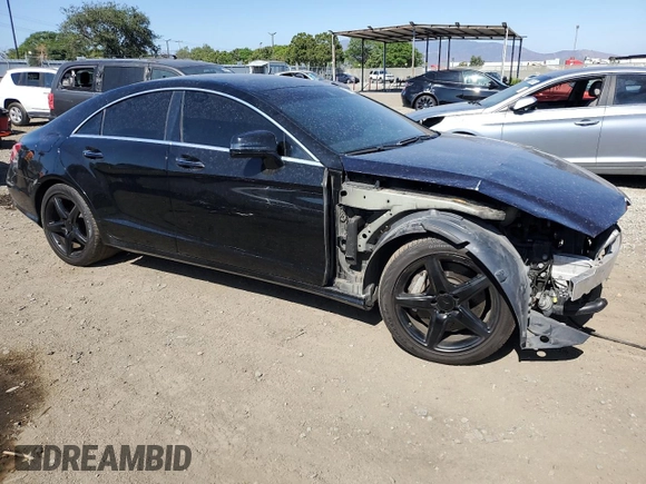 2012 Mercedes-Benz CLS 550 with VIN WDDLJ7DB3CA009455, listed as a Copart auction lot 58867835 with 122,400 mi miles and Clean title. Bid and sale history available at DreamBid. Image 4.