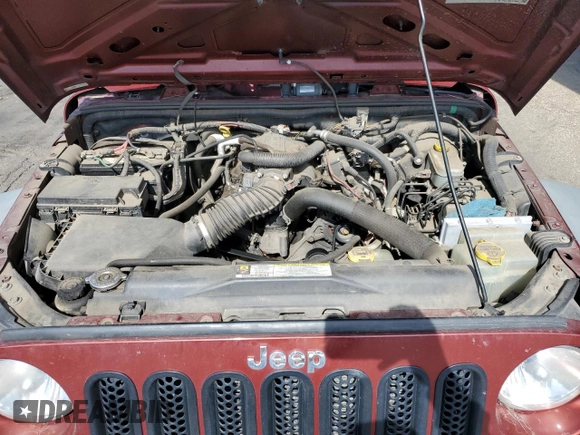 2008 Jeep Wrangler X с VIN 1J4FA24128L546924, выставлен на аукционе Copart как лот 58186175 с пробегом 224 632 миль миль и Списание • Salvage title. История ставок и продаж доступна на DreamBid. Изображение 11.