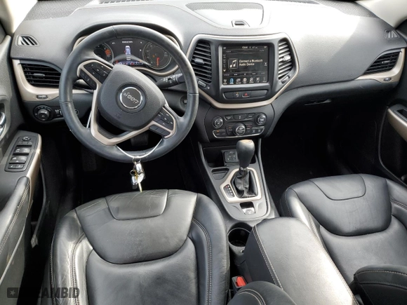 2018 Jeep Cherokee Limited with VIN 1C4PJLDB3JD622868, listed as a Copart auction lot 89156325 with 64,173 mi miles and Salvage Title. Bid and sale history available at carsss.com. Image 8.