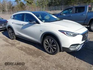 2018 Infiniti QX30 Luxury with VIN SJKCH5CR0JA056820, listed as a IAAI auction lot 40974821 with 71,902 mi miles and . Bid and sale history available at DreamBid. Image 1.