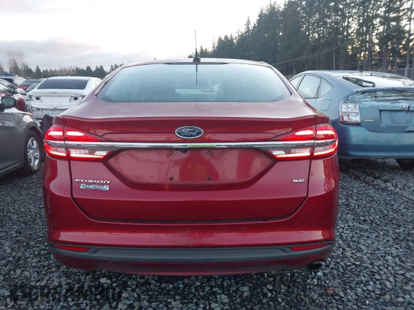 2017 Ford Fusion Energi SE with VIN 3FA6P0PU3HR277659, listed as a IAAI auction lot 41297011 with 119,244 mi miles. Bid and sale history available at carsss.com. Image 16.