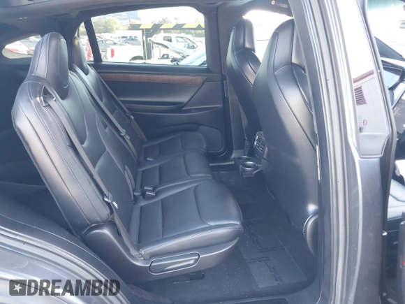 2018 Tesla Model X 75D with VIN 5YJXCDE28JF142509, listed as a IAAI auction lot 41993444 with 100,244 mi miles and . Bid and sale history available at carsss.com. Image 8.