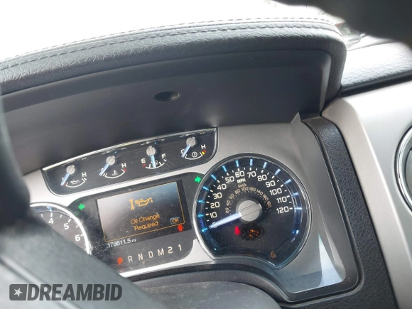 2011 Ford F-150 Lariat with VIN 1FTFW1E6XBFA51159, listed as a IAAI auction lot 41818515 with 178,611 mi miles. Bid and sale history available at carsss.com. Image 7.