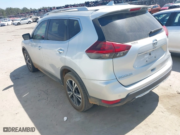 2019 Nissan Rogue SL with VIN 5N1AT2MT8KC761268, listed as a IAAI auction lot 41833181 with 108,687 mi miles. Bid and sale history available at carsss.com. Image 3.