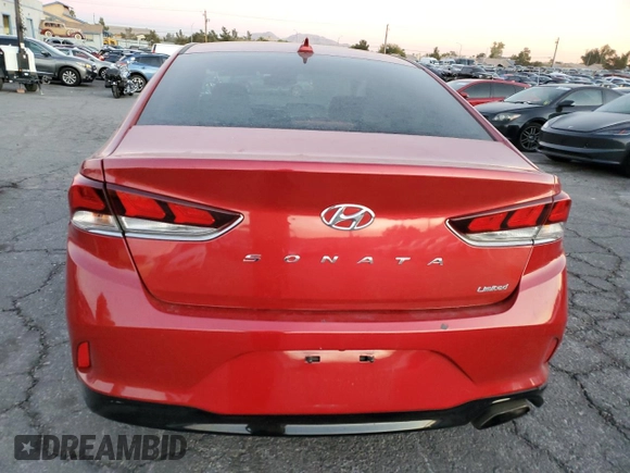 2018 Hyundai Sonata Limited with VIN 5NPE34AF6JH630567, listed as a Copart auction lot 85752354 with 55,219 mi miles and Salvage Title. Bid and sale history available at DreamBid. Image 6.