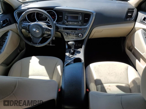2015 Kia Optima LX with VIN KNAGM4A70F5640806, listed as a Copart auction lot 50364795 with 96,393 mi miles and Salvage Title. Bid and sale history available at carsss.com. Image 8.