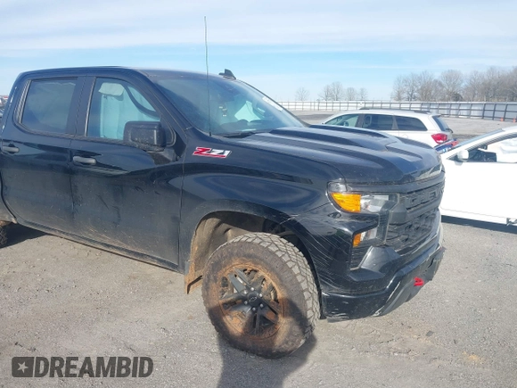 2022 Chevrolet Silverado 1500 Custom Trail Boss with VIN 3GCPDCEK2NG626683, listed as a IAAI auction lot 41723730 with 51,830 mi miles. Bid and sale history available at carsss.com. Image 6.