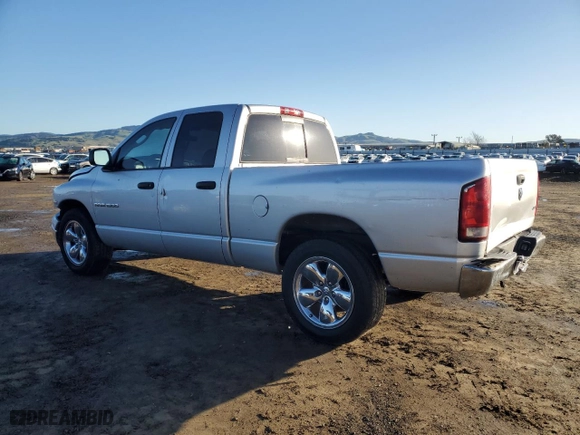 2005 Dodge Ram 1500 SLT with VIN 1D7HA18D05S284518, listed as a Copart auction lot 44152205 with 247,735 mi miles and Salvage Title. Bid and sale history available at carsss.com. Image 2.