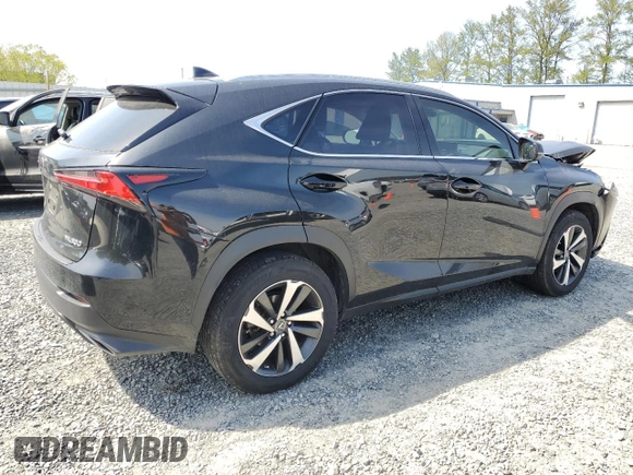 2019 Lexus NX with VIN JTJBARBZ7K2212775, listed as a Copart auction lot 54570085 with 41,946 mi miles and Salvage Title. Bid and sale history available at carsss.com. Image 3.