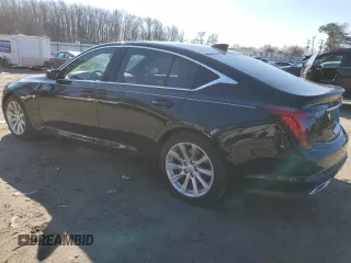 2023 Cadillac CT5 Luxury with VIN 1G6DM5RK2P0131287, listed as a Copart auction lot 46291115 with 12,634 mi miles and Salvage title. Bid and sale history available at DreamBid. Image 2.