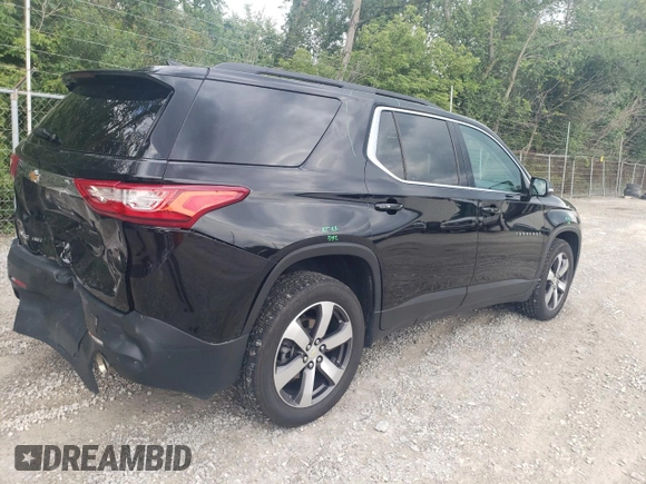 2021 Chevrolet Traverse LT Leather with VIN 1GNEVHKW6MJ262684, listed as a Copart auction lot 64939884 with 27,744 mi miles and Salvage Title. Bid and sale history available at carsss.com. Image 3.