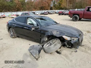 2021 Genesis G70 3.3T with VIN KMTG74LE2MU074206, listed as a Copart auction lot 78520174 with Not Provided miles and Salvage Title. Bid and sale history available at carsss.com. Image 4.