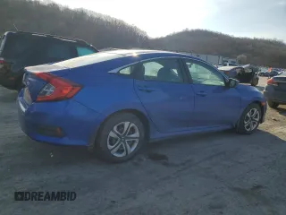 2016 Honda Civic Sedan LX with VIN 2HGFC2F57GH556880, listed as a Copart auction lot 47187825 with 86,138 mi miles and Salvage Title. Bid and sale history available at carsss.com. Image 3.