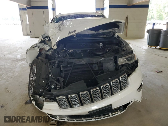 2017 Jeep Grand Cherokee Overland with VIN 1C4RJFCG1HC842890, listed as a Copart auction lot 63395045 with Not provided miles and Salvage title. Bid and sale history available at DreamBid. Image 5.