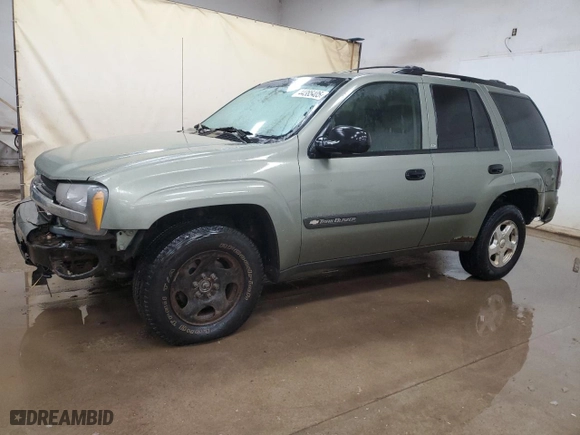 2003 Chevrolet TrailBlazer LS with VIN 1GNDT13S332302085, listed as a Copart auction lot 44385405 with 169,683 mi miles and Clean Title. Bid and sale history available at carsss.com. Image 1.