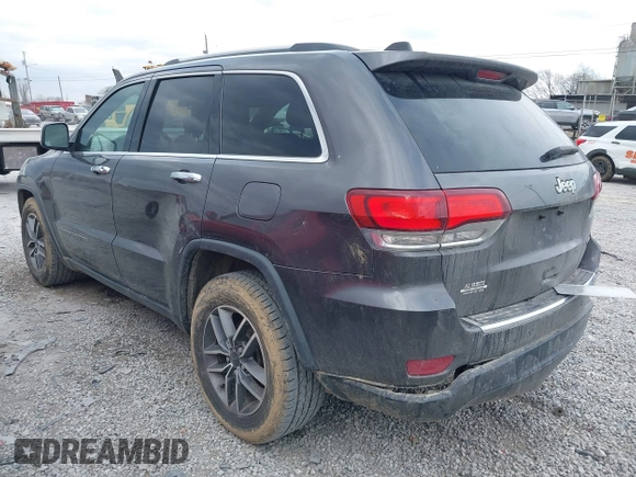 2020 Jeep Grand Cherokee Limited with VIN 1C4RJEBG8LC348093, listed as a IAAI auction lot 41702025 with 98,446 mi miles. Bid and sale history available at carsss.com. Image 3.