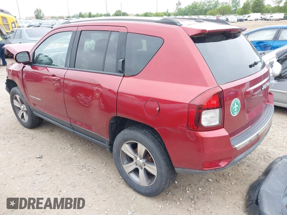 2017 Jeep Compass High Altitude with VIN 1C4NJCEA4HD119423, listed as a IAAI auction lot 42340570 with 96,255 mi miles and . Bid and sale history available at DreamBid. Image 3.