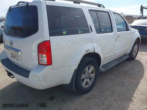 2012 Nissan Pathfinder SV with VIN 5N1AR1NN1CC620908, listed as a IAAI auction lot 41270832 with 223,148 mi miles. Bid and sale history available at carsss.com. Image 6.