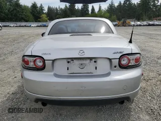 2008 Mazda MX-5 Miata Touring with VIN JM1NC26F780146072, listed as a Copart auction lot 65602695 with 124,607 mi miles and Salvage title. Bid and sale history available at DreamBid. Image 6.