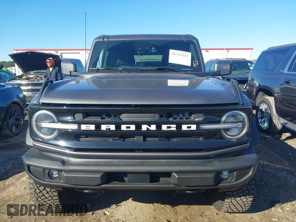 2023 Ford Bronco with VIN 1FMEE5DP6PLB15878, listed as a IAAI auction lot 41329211 with 16,067 mi miles. Bid and sale history available at carsss.com. Image 12.
