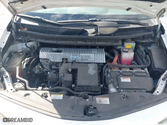 2017 Toyota Prius v Two with VIN JTDZN3EU9HJ063285, listed as a IAAI auction lot 41696704 with 411,285 mi miles. Bid and sale history available at carsss.com. Image 10.