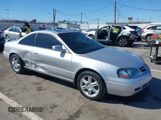 2003 Acura CL Type S w/Navigation System with VIN 19UYA42733A010121, listed as a IAAI auction lot 41813250 with 1 mi miles. Bid and sale history available at carsss.com. Image 1.