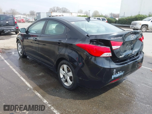 2012 Hyundai Elantra Limited with VIN KMHDH4AE4CU288870, listed as a IAAI auction lot 41793674 with 211,754 mi miles. Bid and sale history available at carsss.com. Image 3.