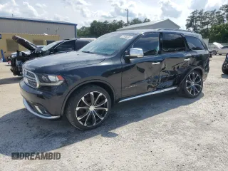 2016 Dodge Durango Citadel Anodized Platinum z VIN 1C4RDHEGXGC464938, wystawiony jako Copart lot #56327075 z przebiegiem 120 042 mil mil oraz Czysty tytuł • Clean title. Historia ofert i sprzedaży dostępna na DreamBid. Obrazek 1.