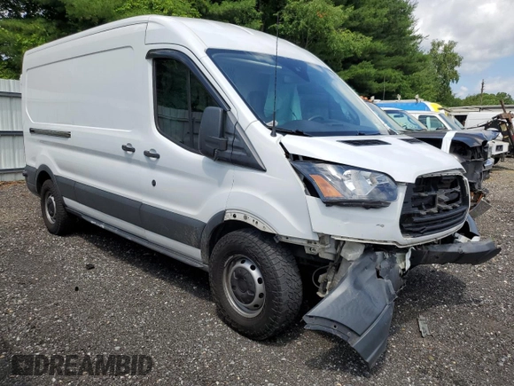 2018 Ford Transit z VIN 1FTYR2CMXJKA85664, wystawiony jako Copart lot #62708365 z przebiegiem Nie podano mil oraz Szkoda całkowita • Salvage title. Historia ofert i sprzedaży dostępna na DreamBid. Obrazek 4.