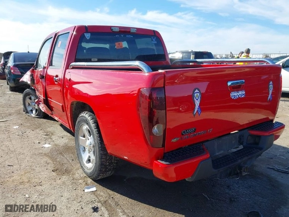 2012 Chevrolet Colorado LT w/1LT with VIN 1GCDSCF97C8117969, listed as a IAAI auction lot 41343323 with 1 mi miles. Bid and sale history available at carsss.com. Image 3.