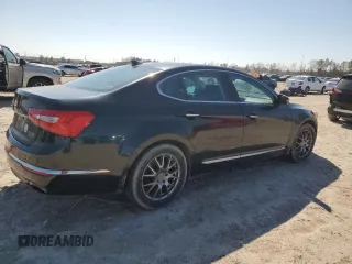 2014 Kia Cadenza Premium with VIN KNALN4D73E5148342, listed as a Copart auction lot 46163195 with 148,446 mi miles and Clean Title. Bid and sale history available at carsss.com. Image 3.