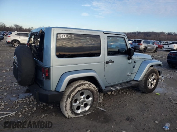 2012 Jeep Wrangler Arctic with VIN 1C4AJWBG9CL167538, listed as a Copart auction lot 41466665 with 257,612 mi miles and Salvage title. Bid and sale history available at DreamBid. Image 3.