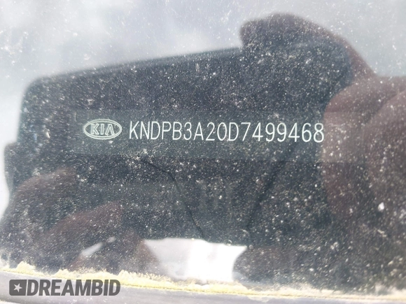 2013 Kia Sportage LX with VIN KNDPB3A20D7499468, listed as a IAAI auction lot 42090424 with 241,104 mi miles. Bid and sale history available at carsss.com. Image 9.