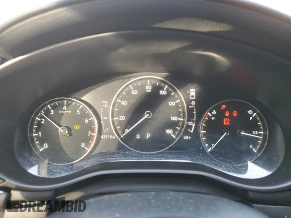 2021 Mazda 3 Select with VIN JM1BPAKL1M1314483, listed as a Copart auction lot 46514875 with 43,316 mi miles and Salvage title. Bid and sale history available at DreamBid. Image 9.