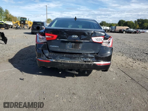 2016 Kia Cadenza Premium with VIN KNALN4D75G5207961, listed as a Copart auction lot 73973204 with 54,379 mi miles and Salvage Title. Bid and sale history available at carsss.com. Image 6.