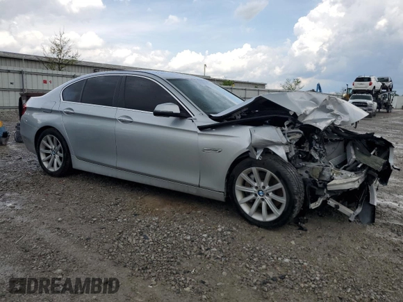 2014 BMW 5 Series 535i xDrive with VIN WBA5B3C5XED537318, listed as a Copart auction lot 55570655 with Not provided miles and Non repairable. Bid and sale history available at DreamBid. Image 4.
