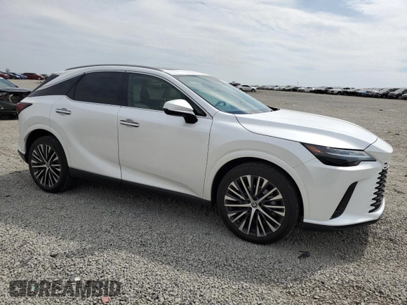 2023 Lexus RX with VIN 2T2BAMCA0PC024960, listed as a Copart auction lot 50072655 with 15,149 mi miles and Salvage Title. Bid and sale history available at carsss.com. Image 4.