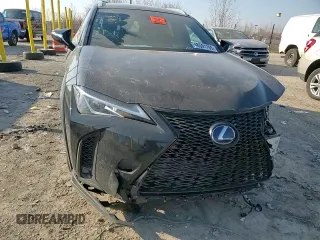 2021 Lexus UX with VIN JTHR9JBH4M2053802, listed as a Copart auction lot 48591765 with 46,150 mi miles and Salvage Title. Bid and sale history available at carsss.com. Image 11.