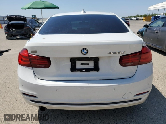 2018 BMW 3 Series 328d with VIN WBA8E5C56JA507664, listed as a Copart auction lot 60083895 with 94,331 mi miles and Salvage title. Bid and sale history available at DreamBid. Image 6.