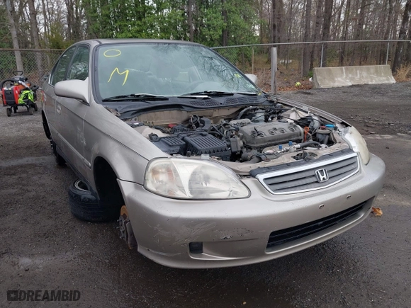 2000 Honda Civic EX with VIN 1HGEJ8643YL000579, listed as a IAAI auction lot 41947054 with 144,508 mi miles. Bid and sale history available at carsss.com. Image 6.